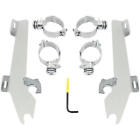Mek1999 Memphis Shades Batwing Fairing Trigger Lock Mount Kit Aluminum Harley Xl50 2007
