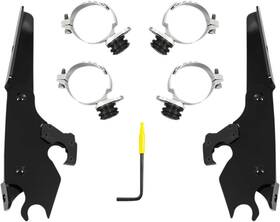 Meb2056 Memphis Shades Trigger-lock Mount Kit For Batwing Fairing - Black