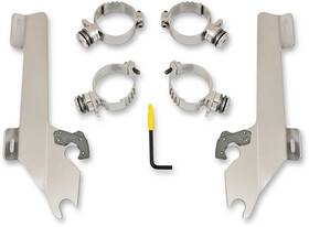 Mek1927 Memphis Shades Trigger-lock Mount Kit For Batwing Fairing - Polished