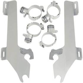 Mek1953 Memphis Shades - Trigger-lock Mount Kit For Batwing Fairing Polished