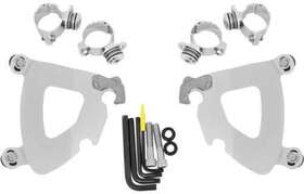 Mek1984 Memphis Shades Trigger Lock Mount Kit Polished For Gauntlet Fairing