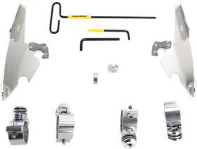 Mek2008 Memphis Shades Trigger-lock Mount Kit For Batwing Fairing - Polished