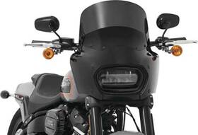 2330-0214 Memphis Shades Mem7441 Road Warrior Fairing For 18-23 Fat Bob Black