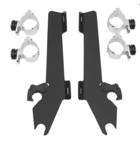 Mem8994 Memphis Shades Manual Switch-lock Mount Kit For Batwing Fairing - Black