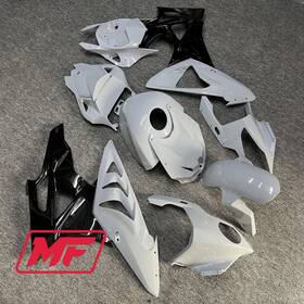 Bmws1000-0914-gryblk-cmt Monster Fairings Full Kit Bmw S1000rr 09-14 Cement Grey And Black Windshield