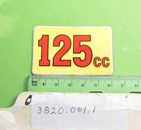 3820.06101 Montesa Cappra 125 Va And Vb Side Cover Decal P/n Nos 1975-1977
