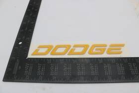 Gc54wyt Mopar New Oem 2001-2002 Dodge Viper Gts Rt/10 Yellow Rear Bumper Decal