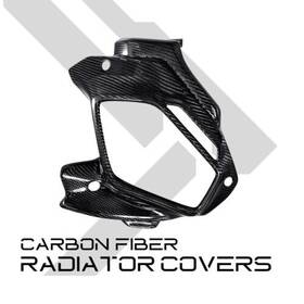 Y-b8r-hy007-c01 Mos Promotion Carbon Fiber Radiator Cover For Yamaha Zuma 125 2022-2025