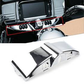 Moto Hij 422224530208 1pc Inner Fairing Switch Panel Dash Accent Cover For Harley Electra Street Glide