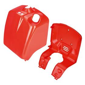 64300-gez-y60za Moto1988 2003-2024 For Honda Ruckus 50 Nps50 Red Front And Inner Cover Set Of 2pcs
