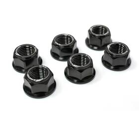 Tursnf01bktfu60101t011 Motocirclestore Motorcycle Black Rear Sprocket Nuts M10 For Honda Xl700 Va Transalp 07-19 18 17