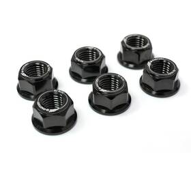Tursnf01bktfu60101t165 Motocirclestore Motorcycle Black Rear Sprocket Nuts M10 For Kawasaki Versys 300 X Kle300 17-20