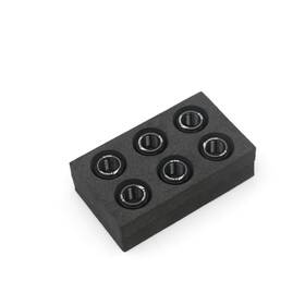 Tursnf01bktfu60101t226 Motocirclestore Motorcycle Black Rear Sprocket Nuts M10 For Triumph Street Scrambler 900 17-18