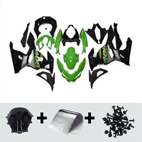 400-2 Motorcycle Abs Black Green Fairings Kit For Ninja 400 2018 19 20 2021 Kawasaki
