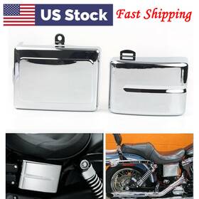 77us Motorshop 550718665096 Battery Side Covers Chrome For Harley Dyna Fat Street Bob Super Glide 2006-17 Us 77us Motorshop 550718665096 Battery Side Covers Chrome For Harley Dyna Fat Street Bob Super Glide 2006-17 Us