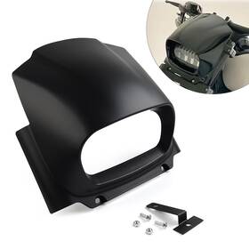 Motorshop168 421112136515 Matte Black Headlight Fairing Cover Cowl Fit Harley Fat Bob Fxfb Fxfbs 2018-2022