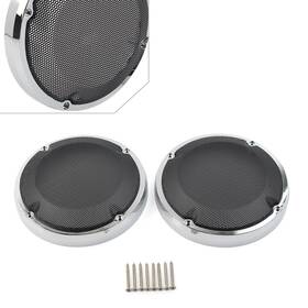 Motorshop168 550722465279 6.5 Inch Saddlebag Lid Speaker Grill Cover For Harley Touring Electra Glibe 1983-20
