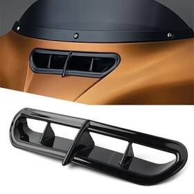Motorshop168 550725411945 Fairing Black Vent Air Duct Bezel For Harley 2014-2015 Touring Electra Tri-glide
