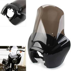 Motorshop168 550731585883 Front Headlight Fairing Cover With 15ftft Windshield Fitharley Dyna Fxdxt T-sport
