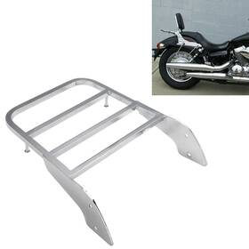 Mto 550736539195 Chrome Sissy Bar Luggage Rack For Honda Shadow Steed Vlx 600 99-07 Spirit 750 Us