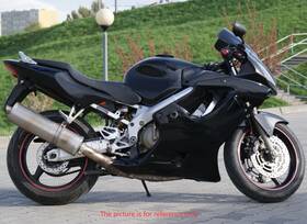 Fwcbr600f4i04-34 Mulilymu #mu For Honda Abs Plastics Fairing Black Bodywork Cowl Cbr600f4i 2004 2005 2006 2007