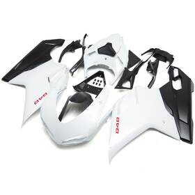 1098-2007-25 Mzy Moto White Black Abs Bodywork For Ducati 1098 848 1198 2007 2008 2009 2010 2011 2012