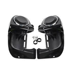 Fd-012 Mzy Moto Lower Vented Leg Fairing 6.5ftft Speakers With Grills For Harley Touring 1983-2013