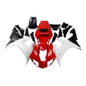 Fs-307-y1023 Mzy Moto Injection Fairings Body Kit For Yamaha Yzf R1 2002 2003 02 03 Red White Bodywork