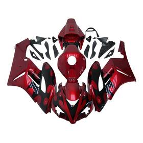 Fwcbr1000rr04-89 Mzy Moto Candy Red Black Fairing Kit For Honda 2004 2005 Cbr1000rr Abs Injection Bodywork