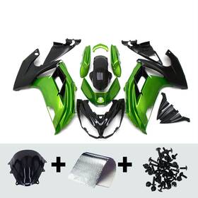 Fwer-6f Mzy Moto 12-11 Fairings For Kawasaki Ninja 650r Er-6f 2012 2013 2014 15 16 Green Black Bodywork