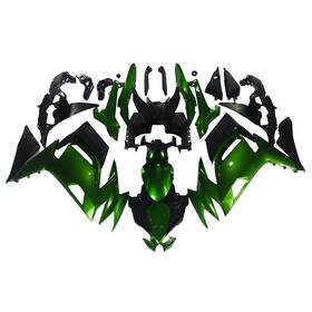 Fwer-6f Mzy Moto 21-17 Green Black Injection Fairings For Kawasaki 2020-2023 Er-6f Ninja 650r Bodywork