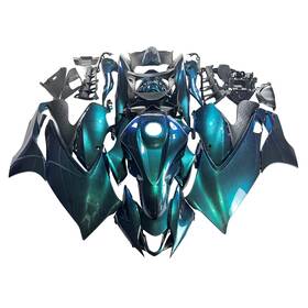 Mzy Moto Fwgsxr1300-21-08 Chameleon Green Blue Fairings Body Kit For Suzuki 2021-2023 Gsxr1300 Hayabusa