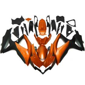 Fwk8-117 Mzy Moto Fairings Kit For Suzuki 2008 2009 2010 Gsxr600 Gsxr750 Abs Bodywork Orange Black