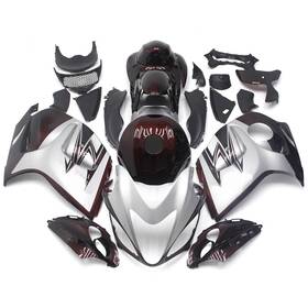 Gsxr1300-08-24 Mzy Moto Injection Fairings For Suzuki 2008-2020 Gsxr1300 Hayabusa Grey Drak Red Bodywork