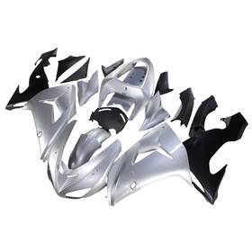 Fwzx10r-2006-51 Mzy Parts Silver Black Abs Injection Bodywork For Kawasaki Zx10r 2006 2007 06 Fairings Set