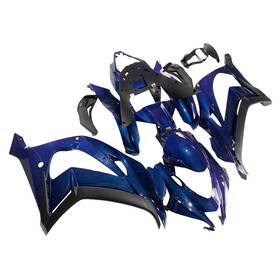 Fwzx10r-2016-24 Mzy Parts Chameleon Blue Purple Bodywork For Kawasaki Zx10r 2016-2020 Abs Plastic Fairings