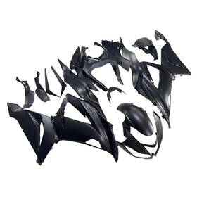 Fwzx6r-2013-35 Mzy Parts Matte Black Bodywork For Kawasaki Ninja Zx-6r Zx6r 2013 14 15 16 17 18 Fairings