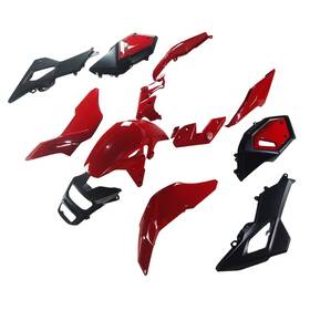 Grom-16-08 Mzy Parts Black Red Abs Fairings For Honda Grom Msx125 2016 - 2020 Cowls Plastics Bodywork