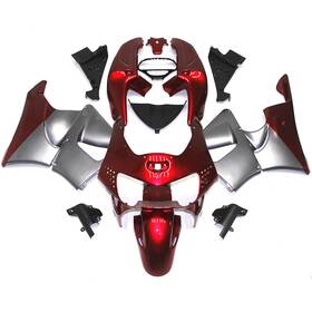 Cbr900rr1998-7 Mzyparts #qv Red Silver Fairing Kit For 1998 1999 Honda Cbr900rr 919 Fairings Abs Bodywork