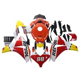 D2023-1145b Mzyparts #li08 Injection Orange Red Fairing Kit For Honda Cbr1000rr 2008-2011 Plastic Bodywork