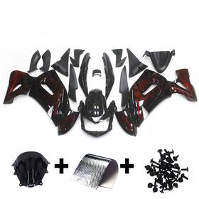 Sum-99 Mzyparts Er-6f 06-7 #sum-99 Red Black Bodywork For Kawasaki 2006 2007 2008 Ninja 650r Abs Fairing Kit