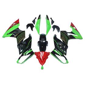 Summer-99 Mzyparts Er-6f 09-14 #summer-99 Abs Plastic Green Fairing Kit For 2009-2011 Kawasaki Ninja 650r Bodywork