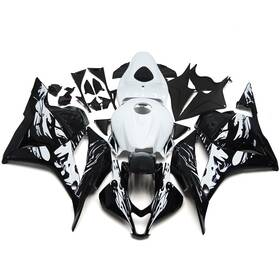 F52009-12 Mzyparts #qv White Black Fairing Kit For 2009-2012 Honda Cbr600rr F5 Fairings Abs Bodywork