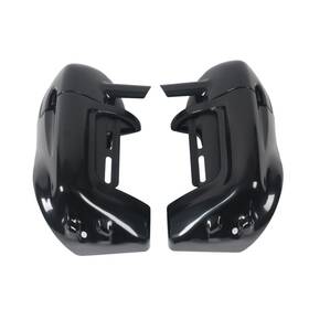 Fd-001 Mzyparts #li08 Lower Vented Leg Fairing For Harley Touring Road King Electra Glide Vivid Black