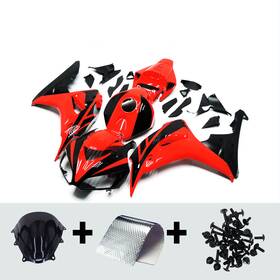 Fwcbr1000rr06-80 Mzyparts #sun-79 Red Black Fairing Kit For 2006 2007 Honda Cbr1000rr 06 07 Abs Injection Bodywork