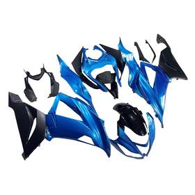 Mzyparts Fwzx6r-2013-40 #sun-79 Blue Black Injection Fairing Kit For Kawasaki Ninja Zx6r 636 2013-2018 Bodywork