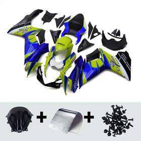 Gsxr600-11-b14 Mzyparts #zs15 Green Blue Fairing Kit For 2011-2023 Suzuki Gsxr600 Gsxr750 12 13 Abs Bodywork