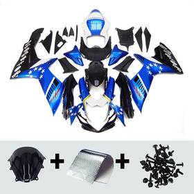 Gsxr600-11-b16 Mzyparts #bri-59 Blue Black Fairings Kit For 2011-2023 Suzuki Gsxr600 Gsxr750 K11 22 Abs Bodywork