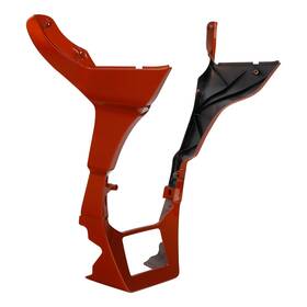 Sl-bxz-023 Mzyparts #sp14 Side Fairing Chin Spoilers For 2017-2023 Harley Road Glide Fltrx Scorched Orange