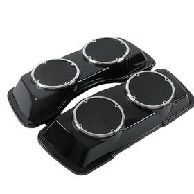 Wb-hl1584-005 Mzyparts #bri Dual 6.5 Inch Saddlebag Speaker Lids For Harley Electra Street Road Glide 1994-2013